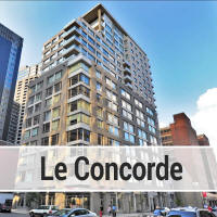 Condos for sale and apartments for rent at Le Concorde luxury rensidential building