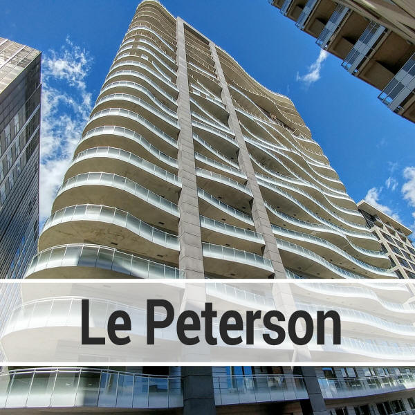 Le Peterson Condos for sale and for rent at 405 Rue De la Concorde in Downtown Montreal with the #downtownrealtyteam