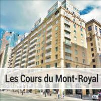 Les Cours du Mont Royal Condo building and apartments for sale and for rent