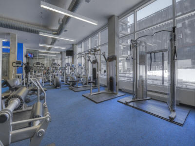 Gym at Le Seville Condo building by Prevel 
