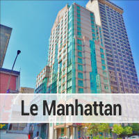 Le Manhattan Condo Building Downtown Montreal