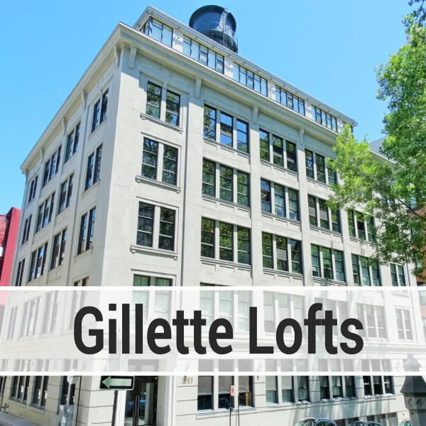 Lofts and condos for sale in the Wilson Lofts in the financial district in Downtown Montreal