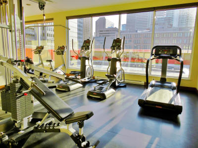 Gym at the Lofts St Alexandre Condos and apartments for rent and for sale