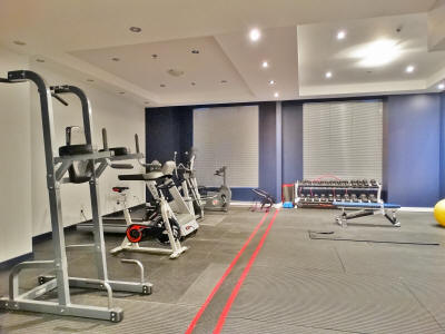 Gym at the Lofts St James with Remax Westmount's Downtown Realty Team