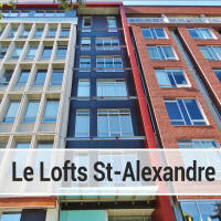 Condos and apartments for sale and for rent at the Lofts St Alexandre