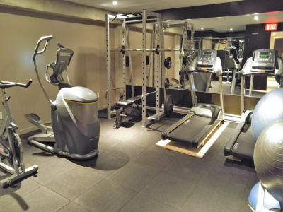 Gym in the Wilson Lofts building 1061 St Alexandre