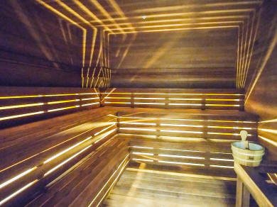 Sauna at Roccabella